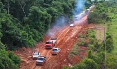 Atoleiros na MT-170 est em situao crtica e tem causado prejuzos aos produtores