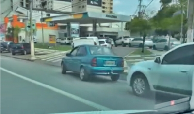 OD - Motoristas fazem fila para abastecer com etanol a R$ 4,09 em Cuiab