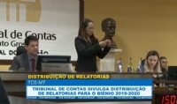 Tribunal de Contas divulga distribuio de relatorias para binio 2019-2020