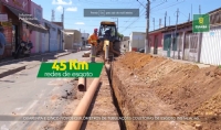 Prefeitura entrega mais 45Km de tubulao de rede de esgoto