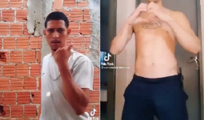 OD - Criminoso que fazia dancinhas no Tik Tok  preso pela PM em Cuiab