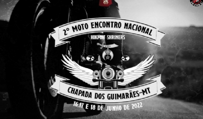 Motociclistas lotam centro de Chapada e chegam para 2 Moto Encontro Nacional Hikmat Shriners que ter show de Capital Inicial