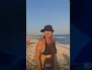 Domingo Espetacular ouve a mulher acusada de racismo em praia no RJ