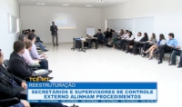 Servidores do Controle Externo alinham procedimentos envolvendo reestruturao